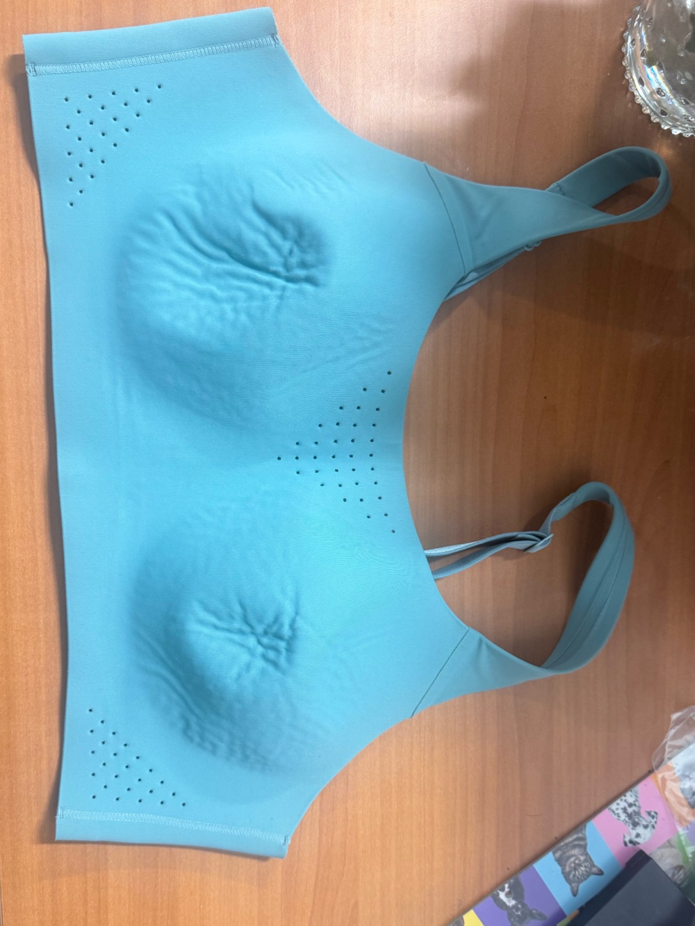 Seamless Light Green Wireless Sports Bra